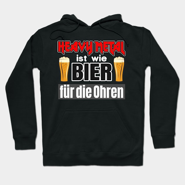 Heavy Metal Spruch Hoodie by Foxxy Merch